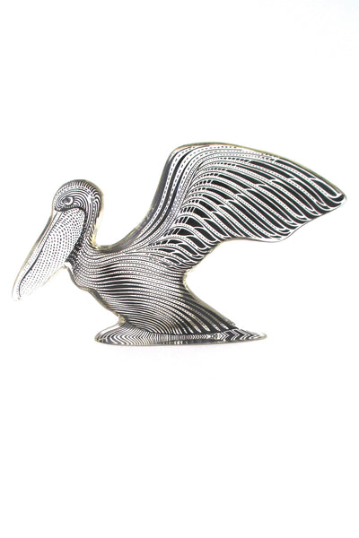 Abraham Palatnik Brazil vintage lucite acrylic pelican bird sculpture side 1