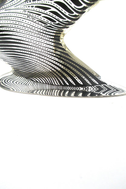 Palatnik acrylic pelican sculpture