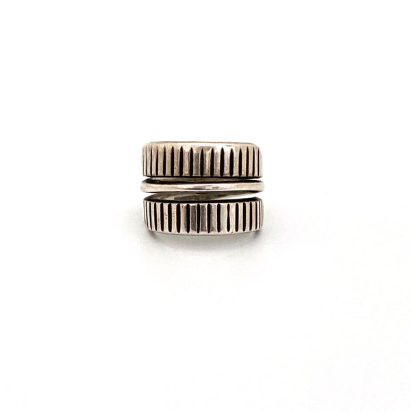 detail Plus Studios Norway Design vintage silver ring Tone Vigeland Scandinavian Modernist jewelry design