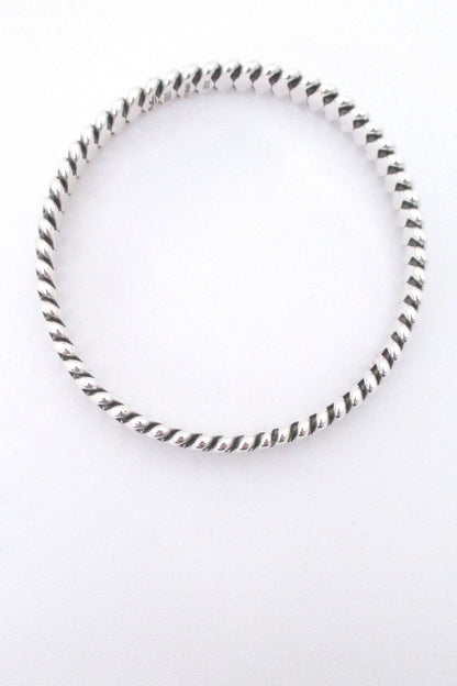 Hans Hansen folded silver bangle #202