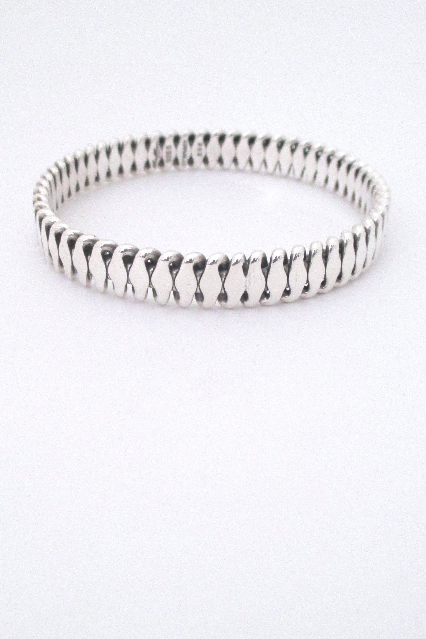Hans Hansen folded silver bangle #202
