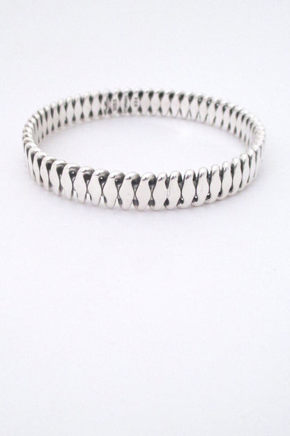 Hans Hansen folded silver bangle #202