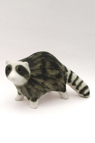 Strawberry Hill Pottery Canada large vintage ceramic raccoon sculpture