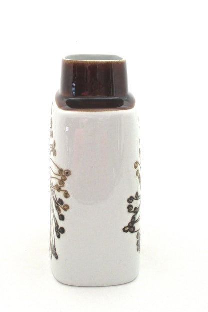 profile Royal Copenhagen Denmark vintage faience ceramic Baca vase by Ellen Malmer 1970s