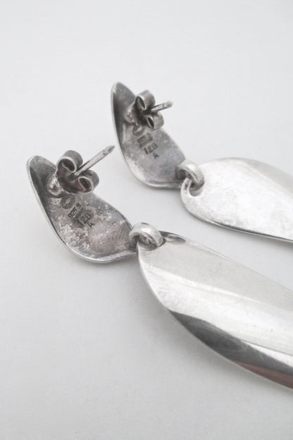Georg Jensen long kinetic drop earrings 128A by Nanna Ditzel