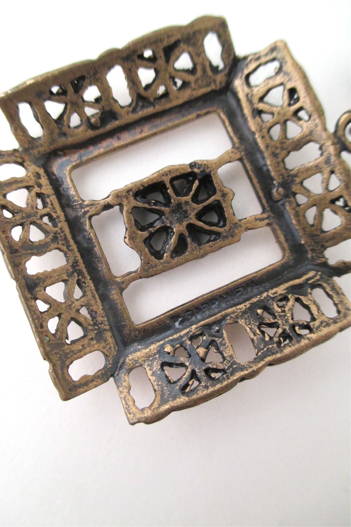 Pentti Sarpaneva bronze 'Pitsi' necklace