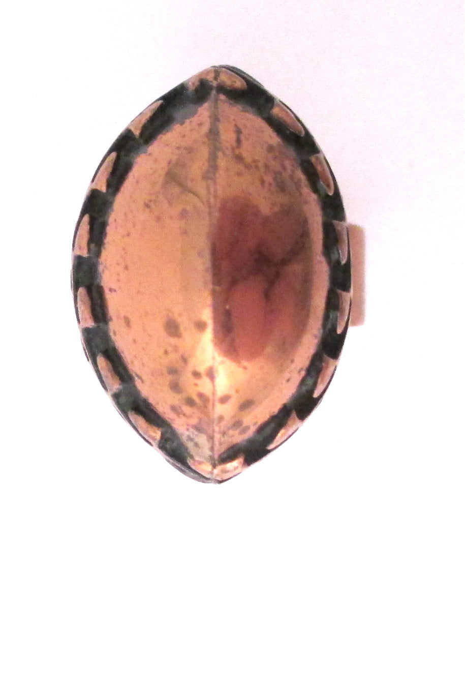 Pentti Sarpaneva Finland vintage bronze large oval ring