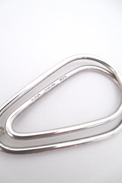 Andreas Mikkelsen looped silver pendant