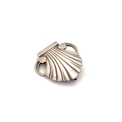 Georg Jensen silver shell brooch #246