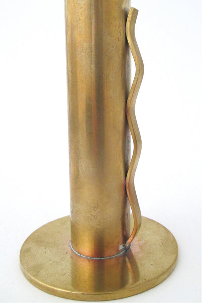 Sweden modernist brass bud vase