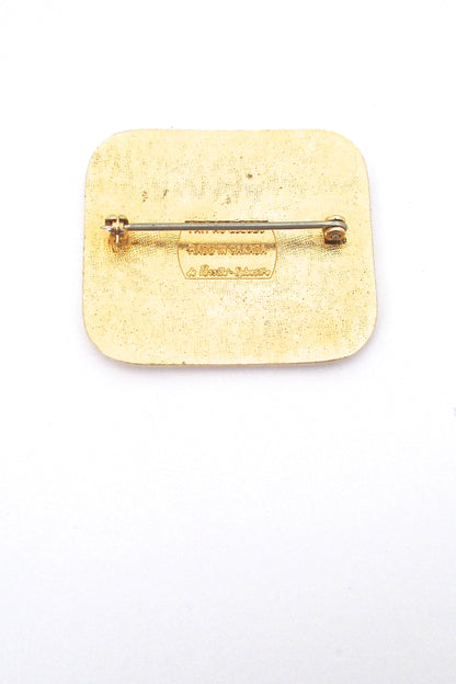 de Passille-Sylvestre 'red sun' brooch