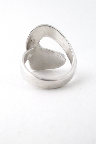 David-Andersen silver swirl ring
