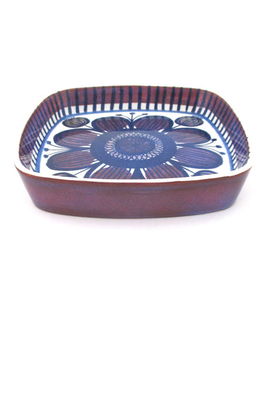 detail Royal Copenhagen Denmark vintage mid century medium Tenera ceramic dish by Beth Breyen