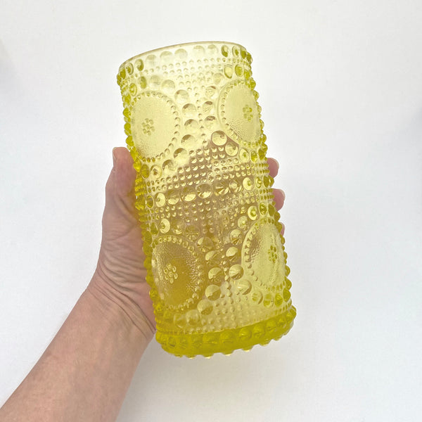 Riihimaen yellow 'Grapponia' vase ~ Nanny Still