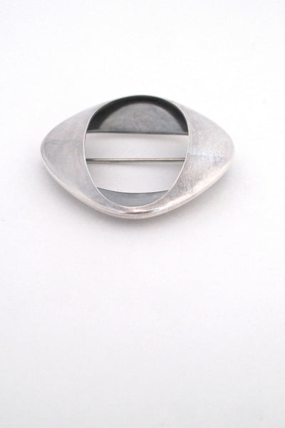 detail Georg Jensen Denmark Henning Koppel modernist brooch 368 Scandinavian design