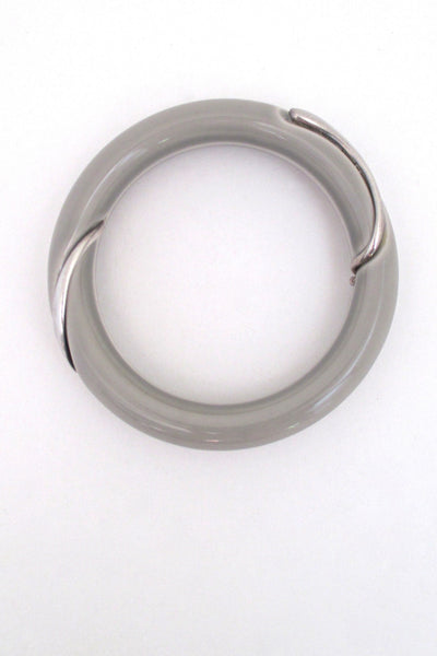Royal Copenhagen silver & porcelain bangle