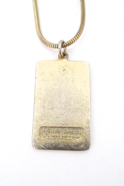 de Passille Sylvestre 'split dot' enamel necklace