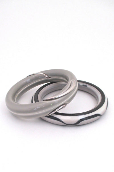 Royal Copenhagen silver & porcelain bangle