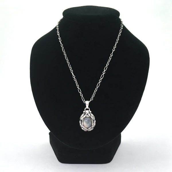 Georg Jensen 'Annual Heritage' labradorite pendant necklace ~ 1997