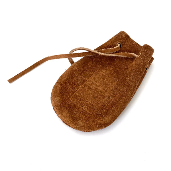 Tone Vigeland Plus Studios 'Hook' brooch ~ original leather pouch