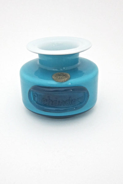 Holmegaard 'Palet' spice jar in blue ~ pair
