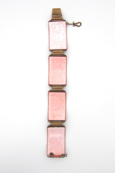 Bunge, Germany matte enamel cloisonne bracelet