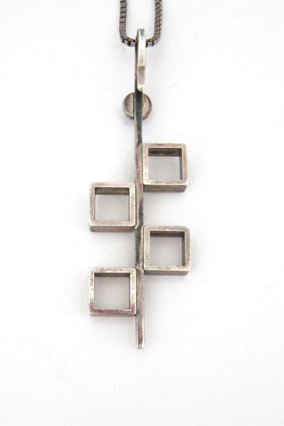 N E From amethyst "cubes" necklace