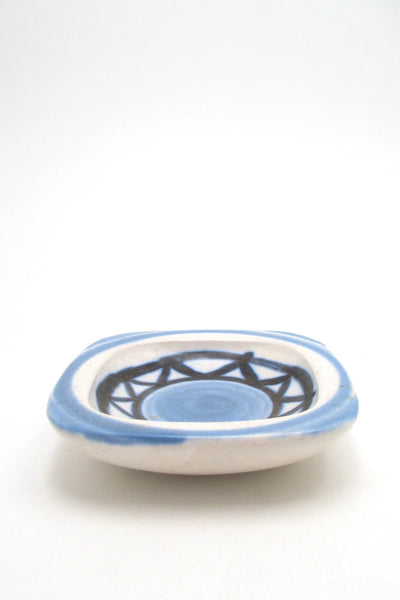 profile Lotte Bostlund Canada vintage mid century studio pottery ceramic dish 2
