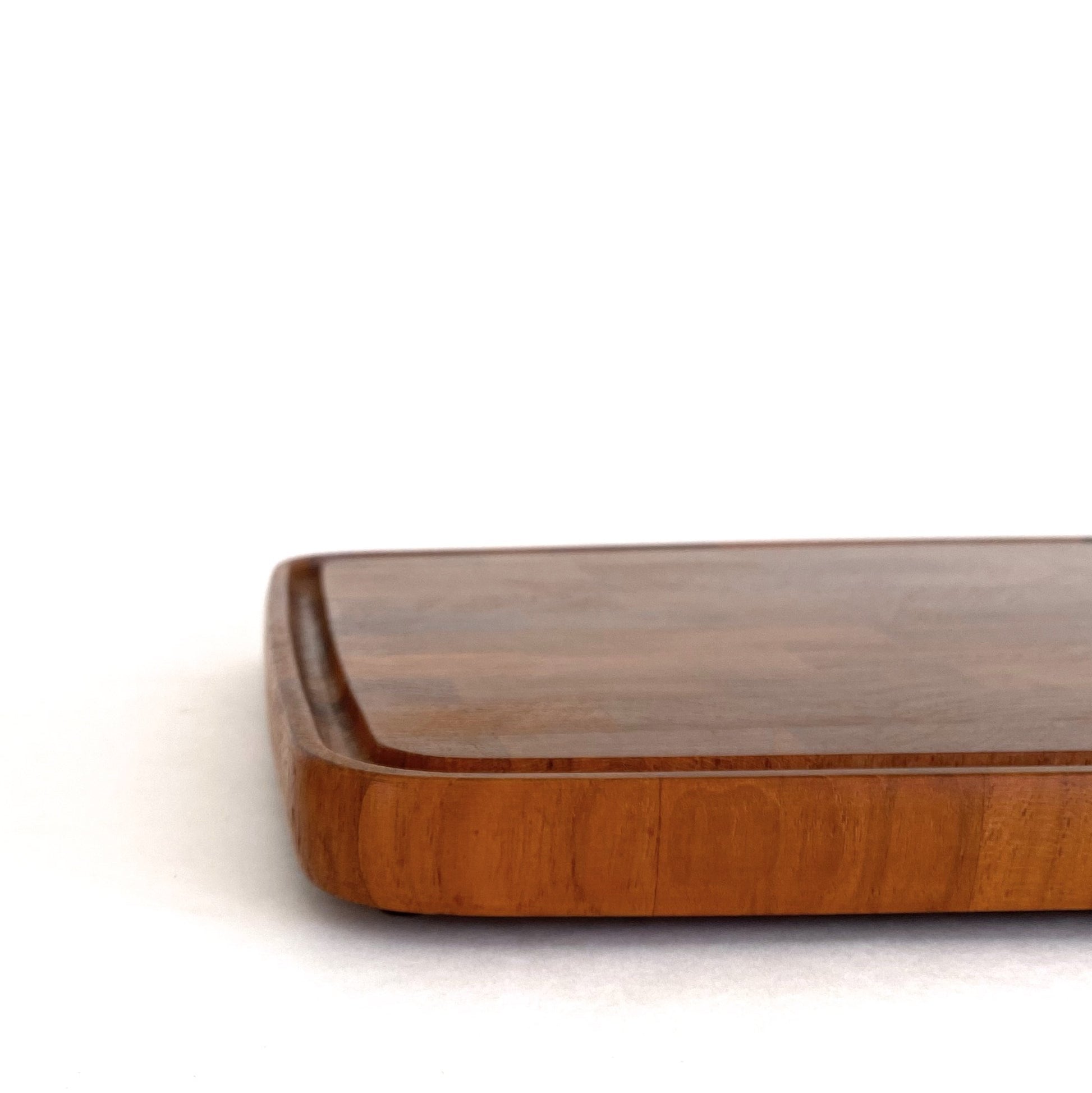 profile vintage Digsmed Denmark heavy teak cutting serving board