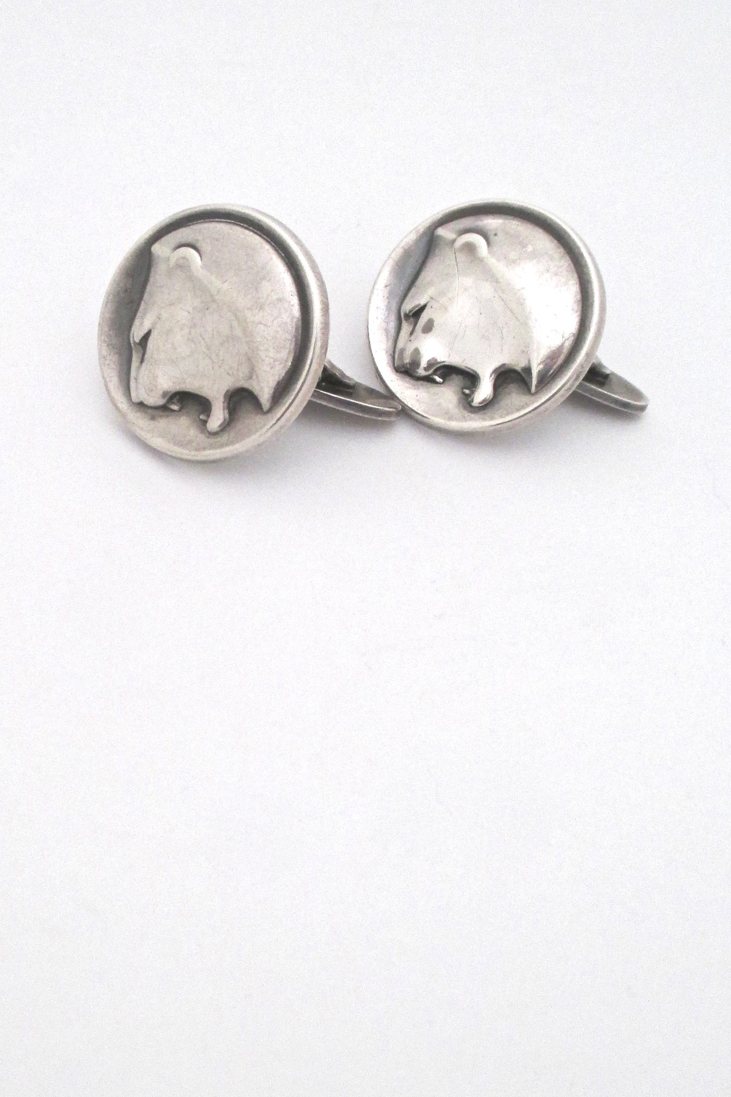 Georg Jensen large Panther cufflinks #76