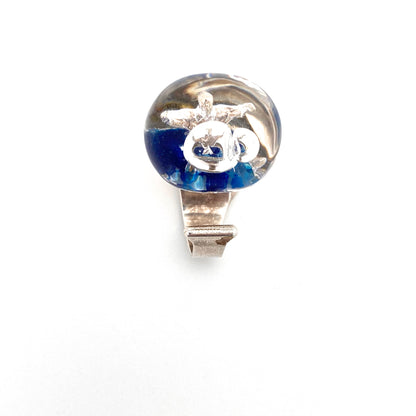 extra large 'The Man in Cosmos' ring ~ Bjorn Weckstrom, 1973