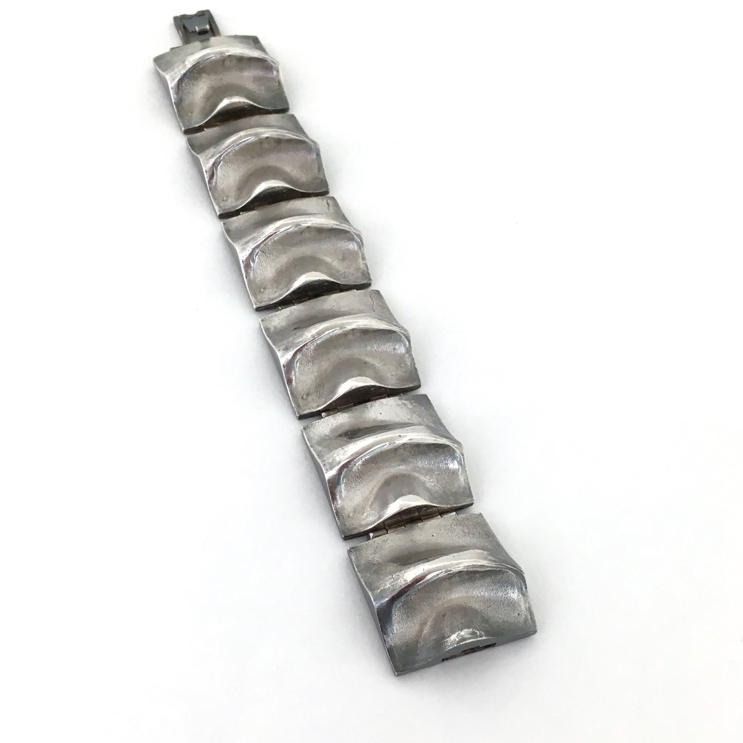 Matti Hyvarinen large deeply textured bracelet ~ 1970