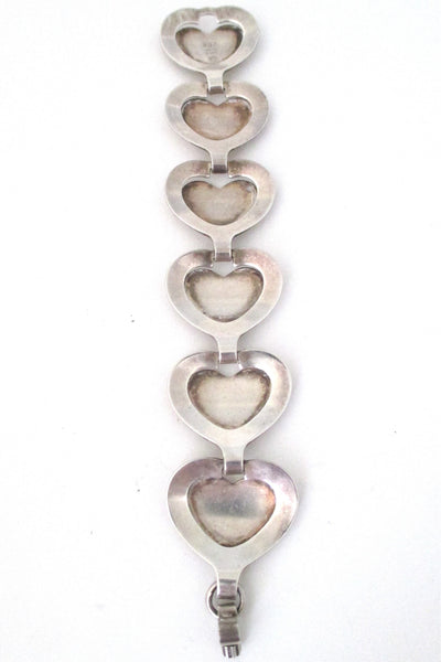 Georg Jensen large heart link bracelet