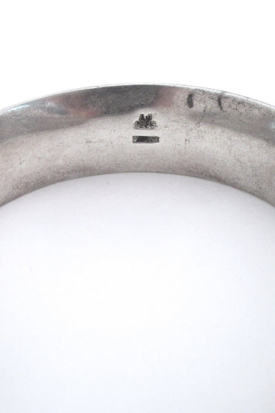 Arne Johansen silver & abalone cuff bracelet