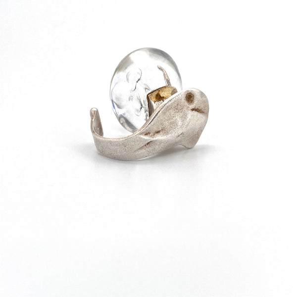 extra large 'The Man in Cosmos' ring ~ Bjorn Weckstrom, 1973