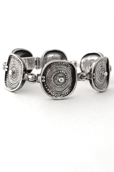 Jorma Laine panel link bracelet - silver