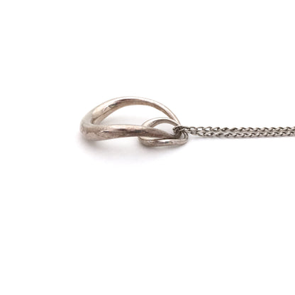 profile Georg Jensen Denmark vintage silver Offspring pendant necklace 433 Jacqueline Rabun