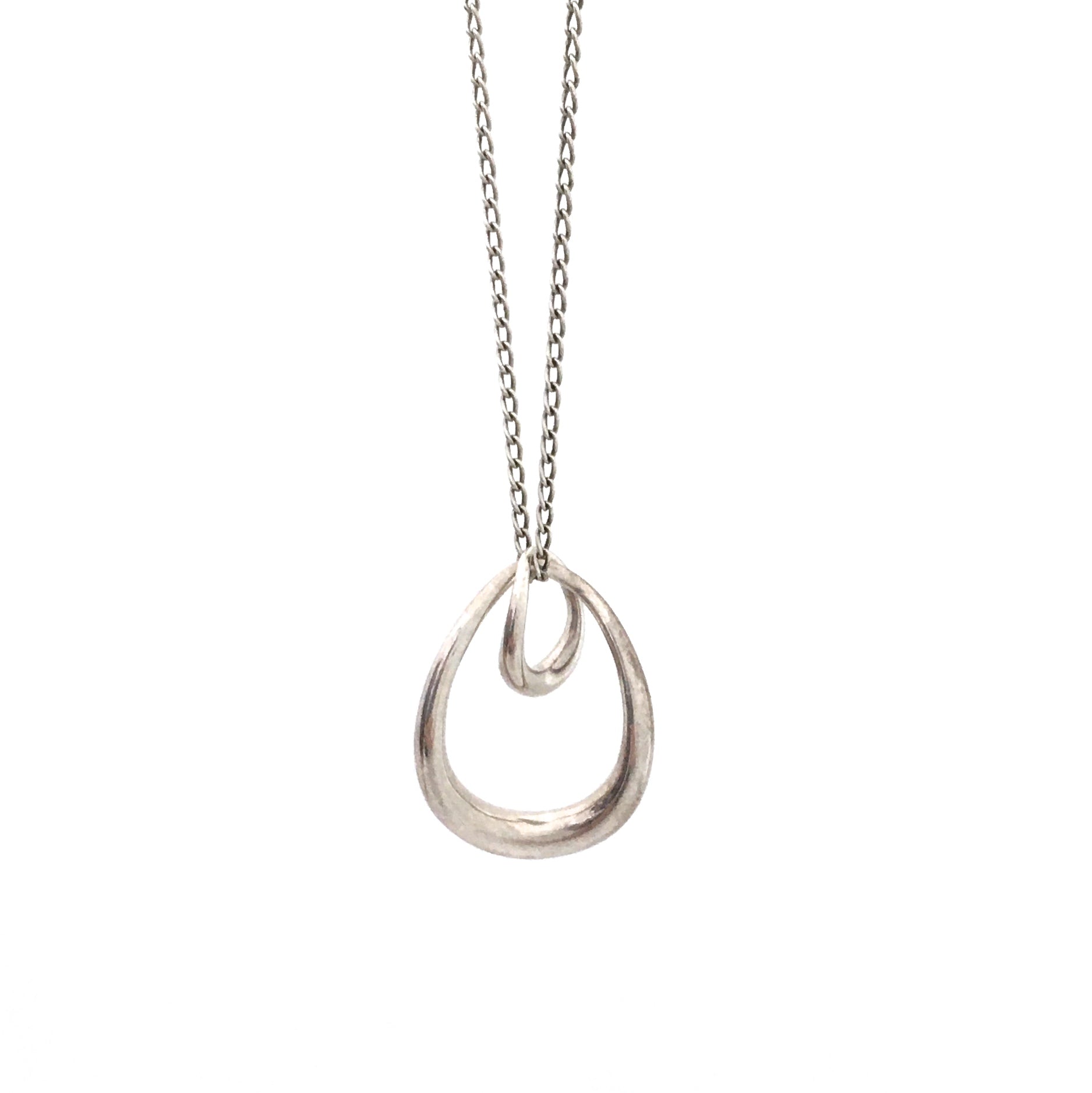 detail Georg Jensen Denmark vintage silver Offspring pendant necklace 433 Jacqueline Rabun
