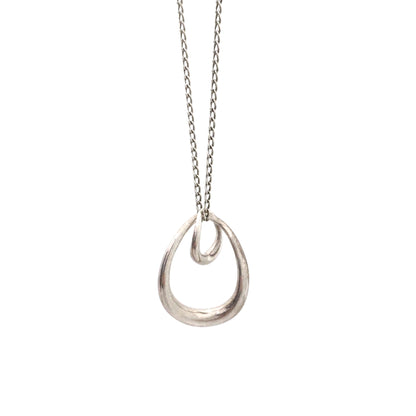 detail Georg Jensen Denmark vintage silver Offspring pendant necklace 433 Jacqueline Rabun