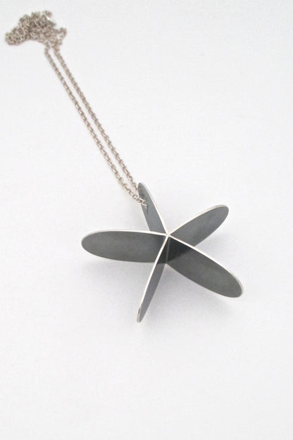 HK Finland vintage modernist large star pendant