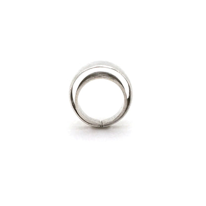 detail Plus Studios Norway Design vintage silver wide double ring by Tone Vigeland Scandinavian Modern jewelry design