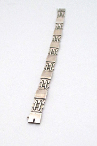 Georg Jensen Denmark vintage silver link bracelet 48 by Oscar Gundlach Pedersen