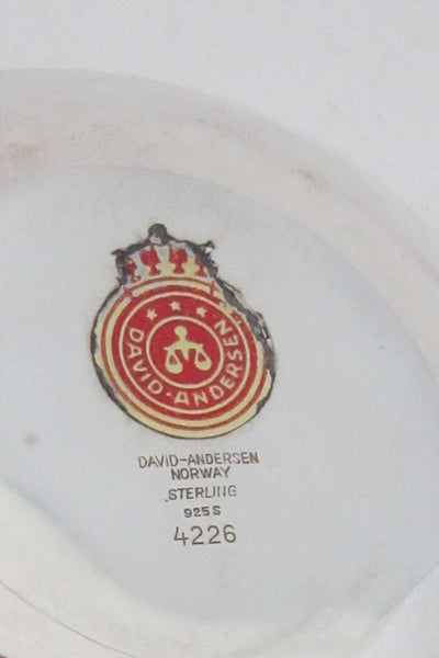 David-Andersen sterling enamel bowl