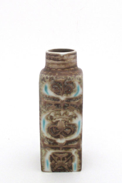 side 2 Nils Thorsson for Royal Copenhagen Denmark vintage small Baca faience vase