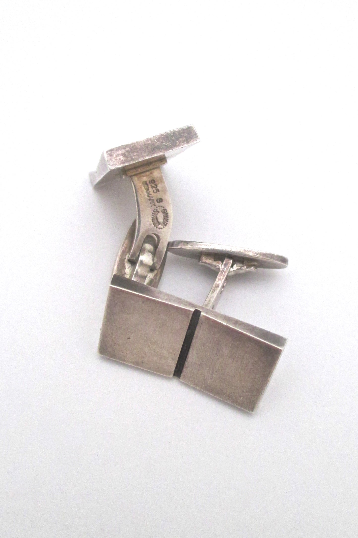 detail Georg Jensen Denmark vintage silver cufflinks 109 by Nanna Ditzel