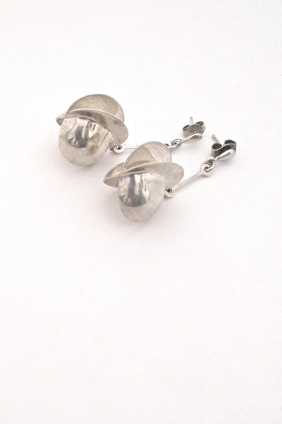 Salovaara vintage silver drop earrings