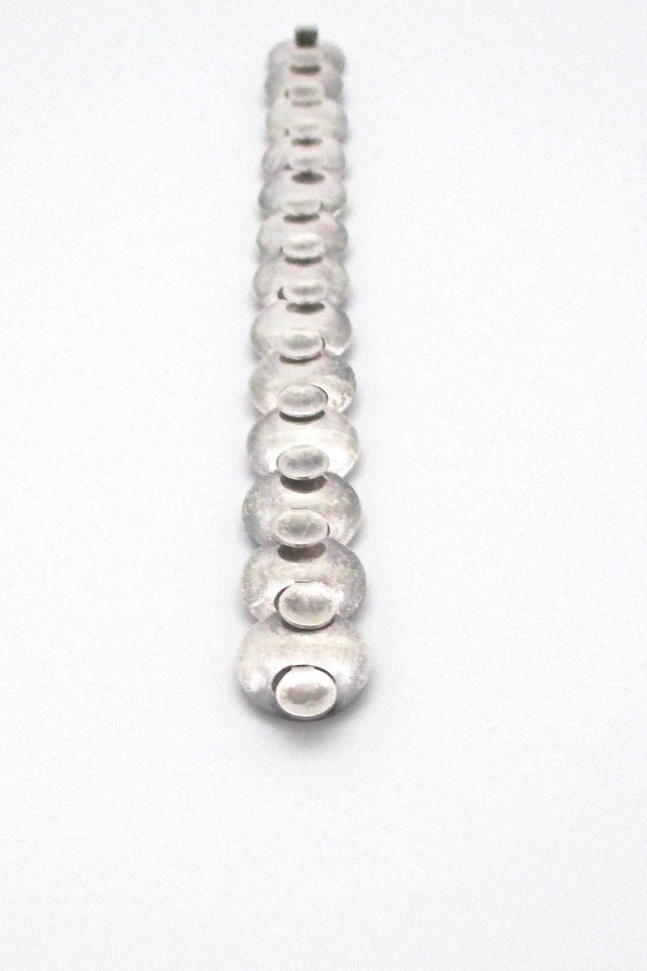 detail Georg Jensen Denmark vintage Scandinavian Modern silver link bracelet 172 by Ibe Dahlquist