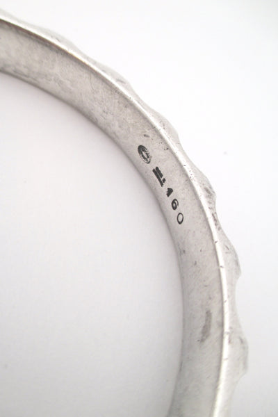 Nanna Ditzel for Georg Jensen heavy bangle bracelet 160