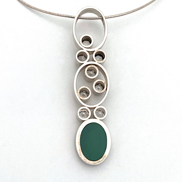 Elis Kauppi 'Mountain Stream' pendant necklace ~ scarce