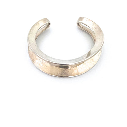Hans Hansen heavy silver double cuff bracelet